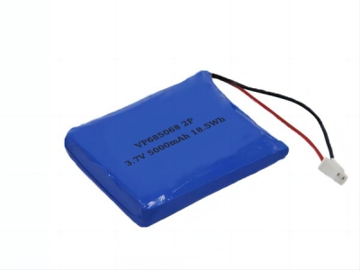3.7V 5000mAh 685068-2P Lithium Polymer Battery