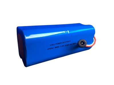 12.8V 6Ah 26650 LiFePo4 Battery Pack