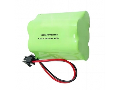 6V SC 1500mAh NI-CD Battery Pack