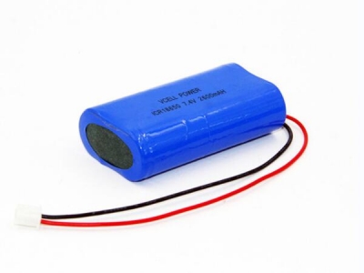 7.4V 2600mAh 18650 2S1P Lithium-ion Battery