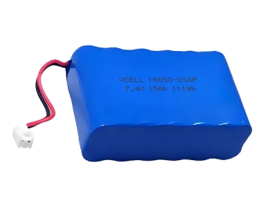7.4V 15Ah 2S6P 18650 Rechargeable Lithium Ion Battery Pack