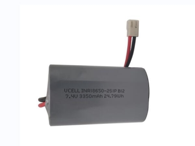 7.4V 3350mAh 2S1P 18650 Lithium Ion Battery Pack