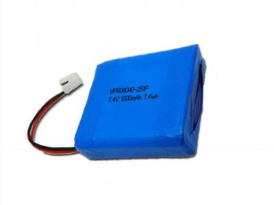 7.4V 1000mAh 604040 2S LiPo Battery