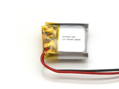 3.7V 150mAh 701818 Rechargeable Li-Polymer Battery