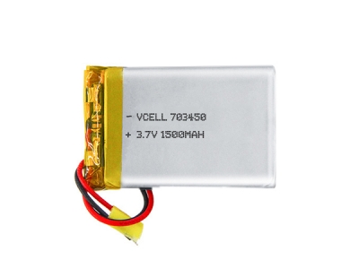 3.7V 1500mAh LiPo Battery 703450 For Wearable Device