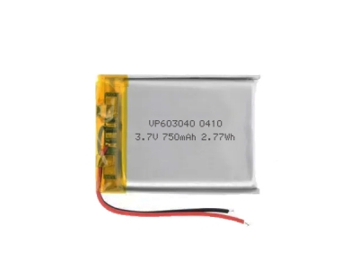 603040 3.7V 750mAh Rechargeable Lithium Polymer Battery For Electronic