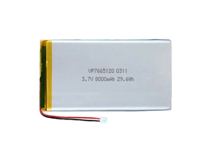 3.7V 8000mAh 7565120 Li-Polymer Battery For Power Bank