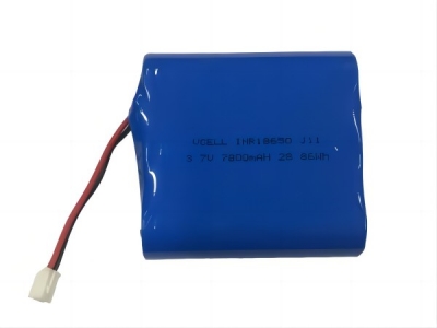 3.7V 7800mAh 1S3P 18650 Li-Ion Battery Pack