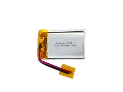3.7V 350mAh 801828 Rechargeable LiPo Battery