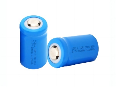 ICR10180 3.7V 80mAh Rechargeable Li-Ion Battery