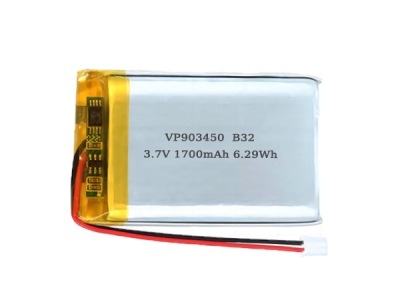 3.7V 1600mAh 903450 Lithium Polymer Battery
