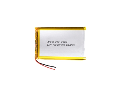 3.7V 6000mAh 906090 Li-Polymer Battery