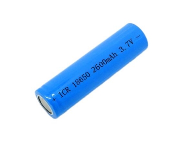 3.7V 2600mAh ICR18650 Li-ion Battery Cell