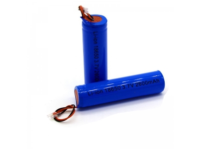 3.7V 18650 2600mAh Li-ion Battery