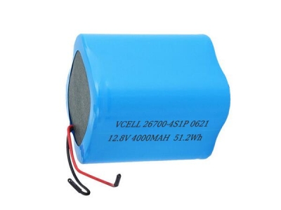 12V 4000mAh IFR26700 4S1P LiFePo4 Battery Pack 