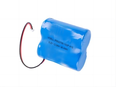 3.2V 12Ah IFR32700-1S2P LiFePo4 Battery Pack