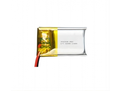  3.7V 40mAh 401015 Mini Rechargeable LIPO Battery