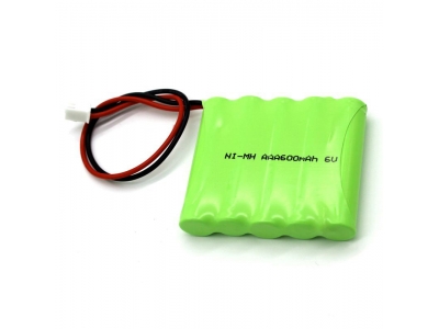 AAA 6V 600mAh 5S1P NI-MH Battery Pack 