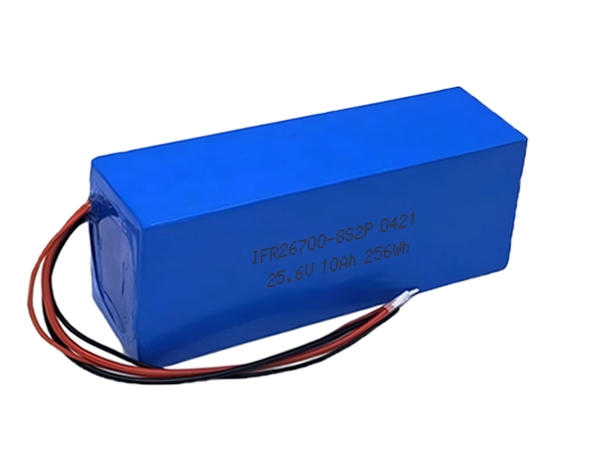 24V 10Ah 8S2P 26700 LiFePO4 Rechargeable Battery
