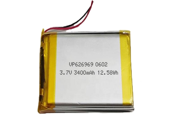 626969 3400mAh 3.7V 锂聚合物电池带保护板