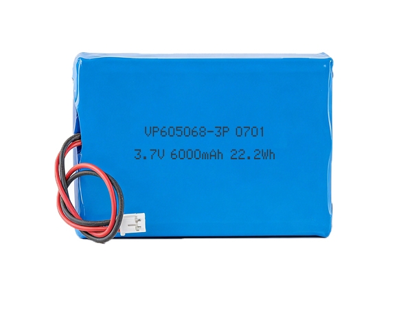 3.7V 6000mAh 605068-3P大容量锂聚合物电池