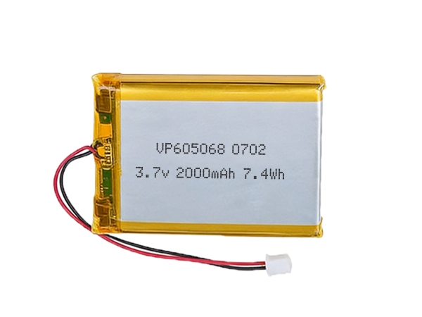 605068 3.7V 2000mAh 锂聚合物充电电池