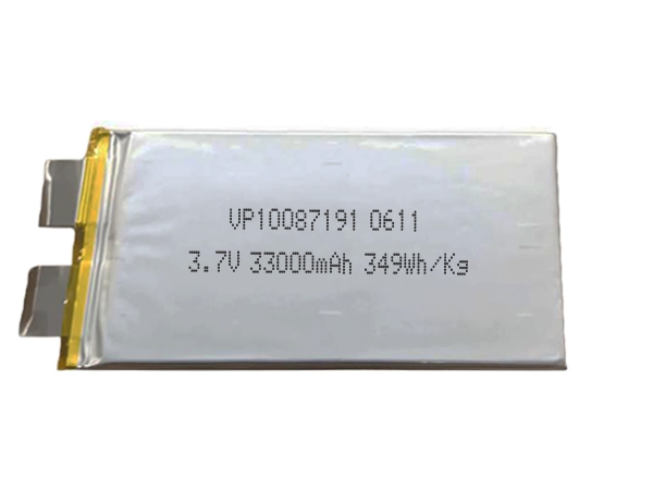 3.7V 33000mAh 10087191 半固态聚合物电池